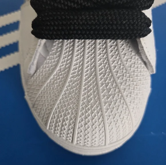 Adidas Superstar Shelltoe White Clear Stripe #FY7717 Mens Shoe Size 10.5. - Picture 4 of 12